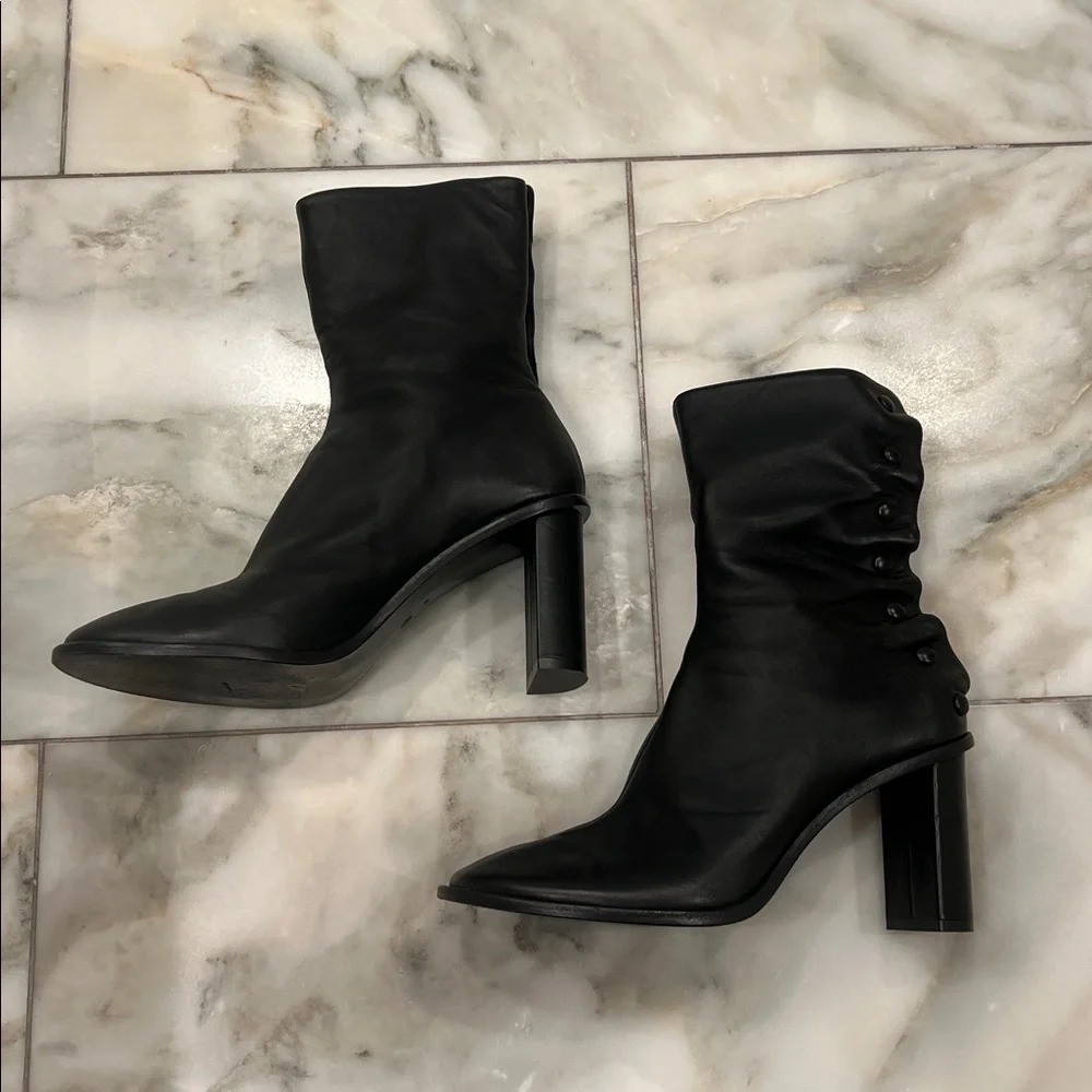 THE ROW ultra chic Tea Time glove snap Boots RARE size 9 - Picture 3 of 10